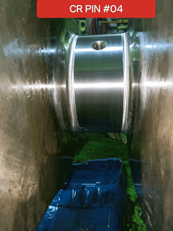 Crankpin NO. 04 of Wartsila 4L20 after Grinding & Polishing
