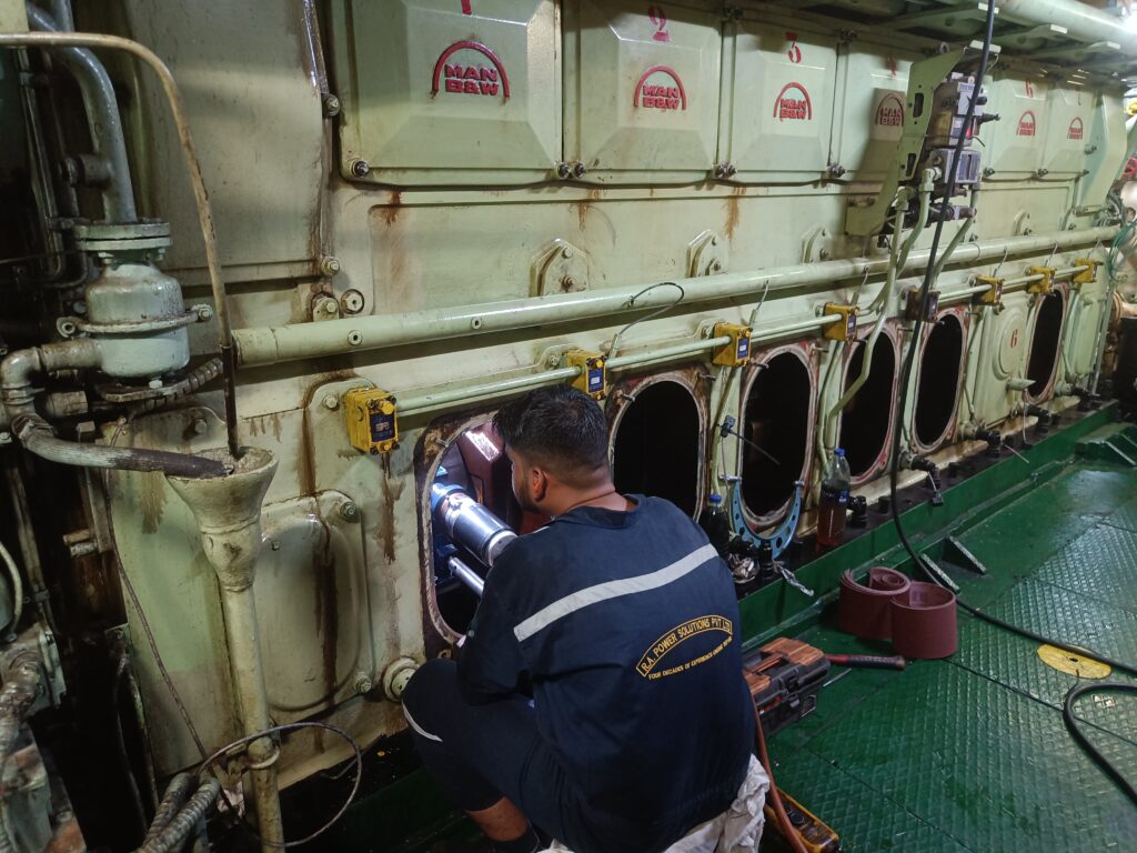 Onsite Crankshaft Grinding and Polishing