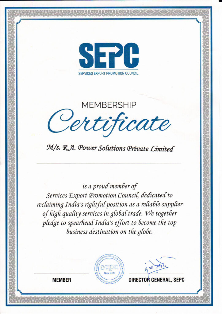 Membership_Certificate- R A Power Solutions