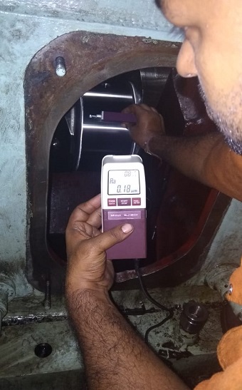 Crankpin After Repair by Crankshaft Grinding Machine