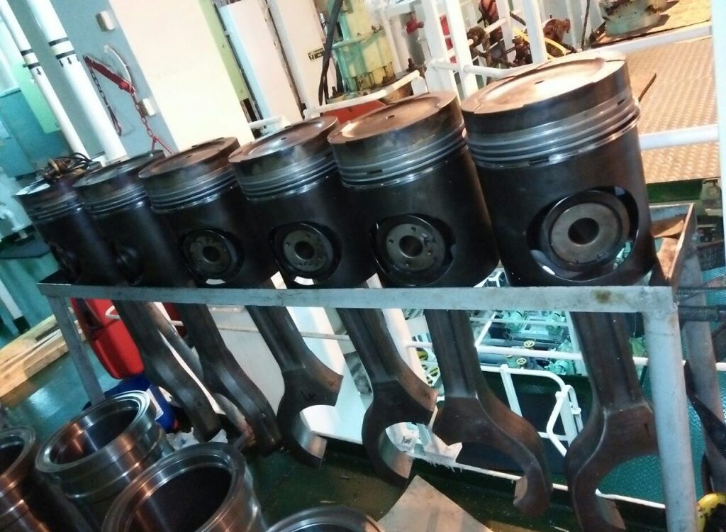 Liner, Piston, Connecting Rod, and Cylinder Head Under Assembly Supplied by RA Power Solutions