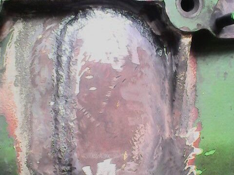 Metal Stitching of Jenbacher Engine Block