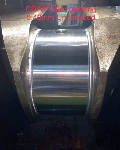 Sulzer Z 40 48 Crankpin after successful repair