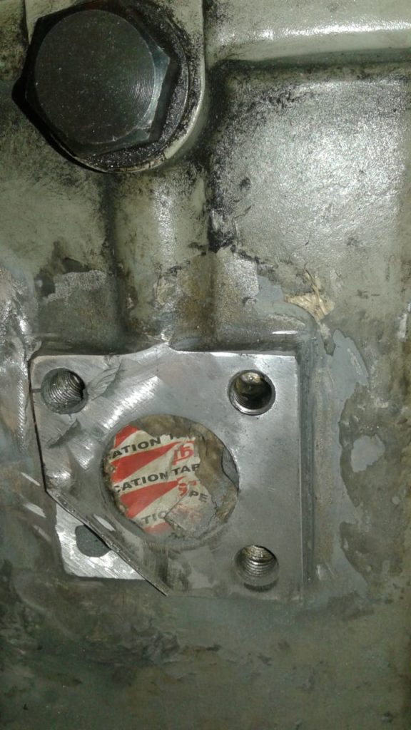 Turbine casing after repair